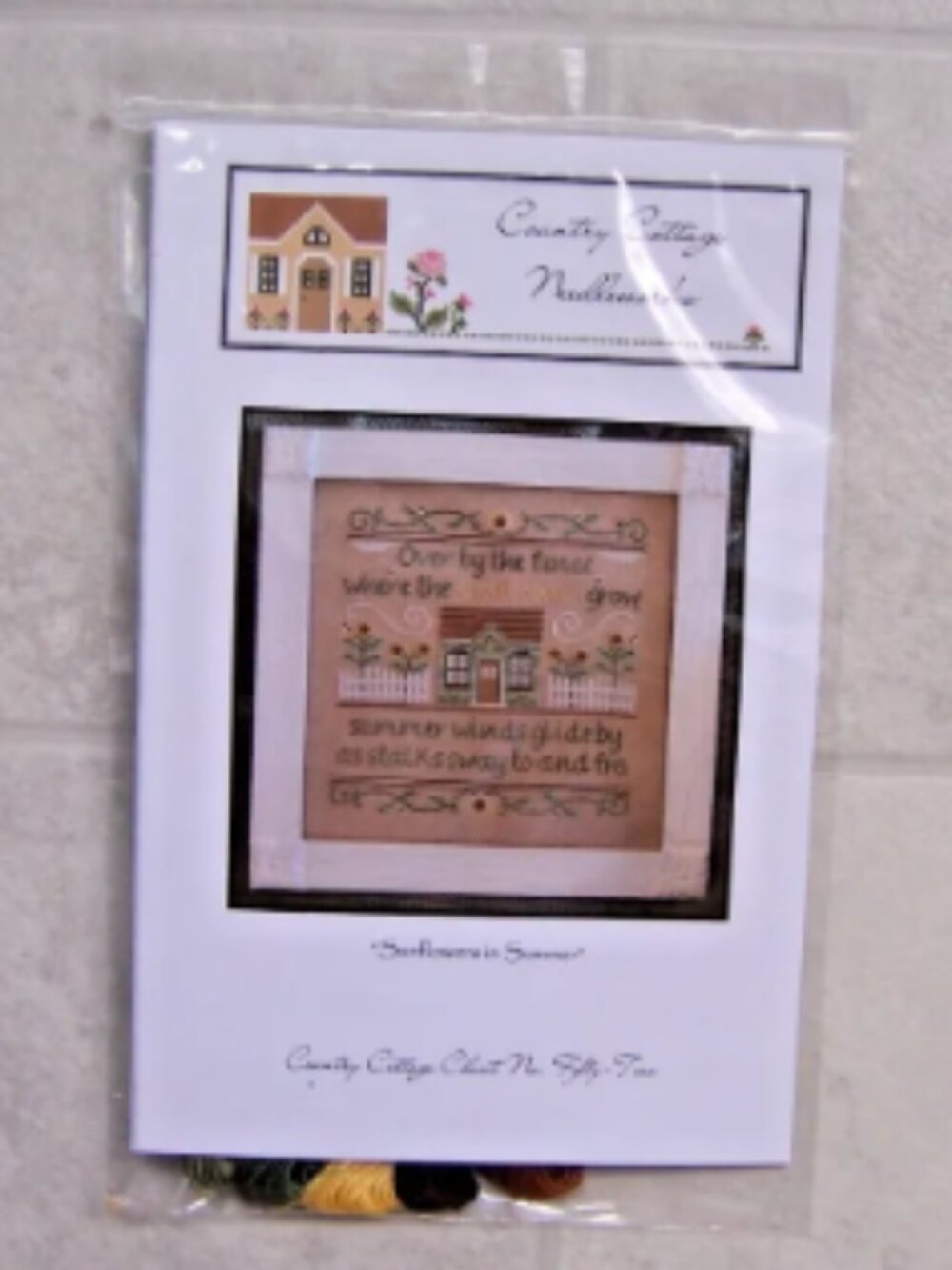 Country Cottage Needleworks Sunflowers in Summer Counted Cross Stitch Chart #52